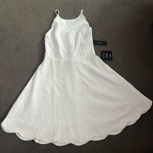 Lulu’s White Halter Dress